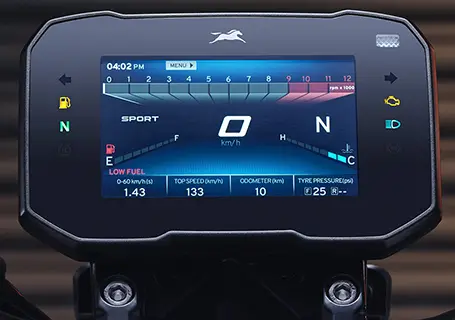 Multi Information Race Speedometer of RTR 310 Motorcycle