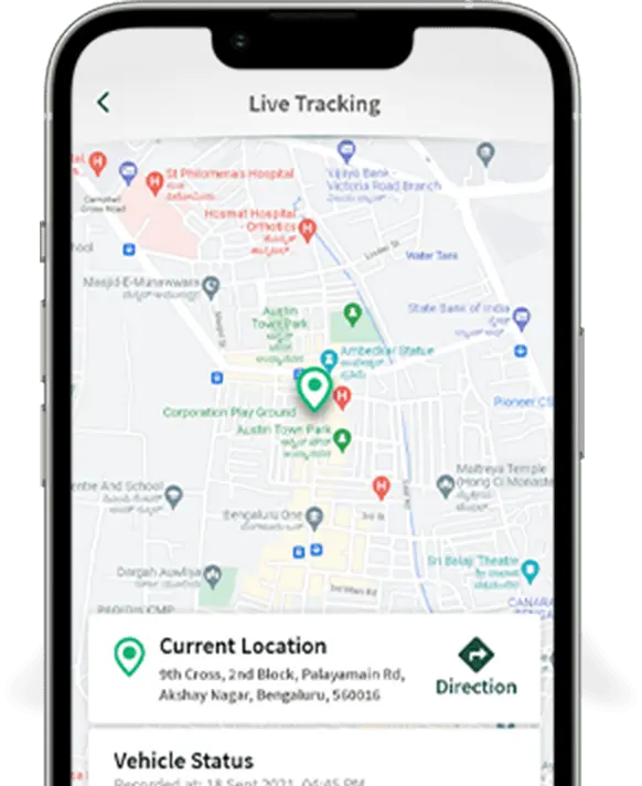 TVS Smart Xconnect App Dashboard