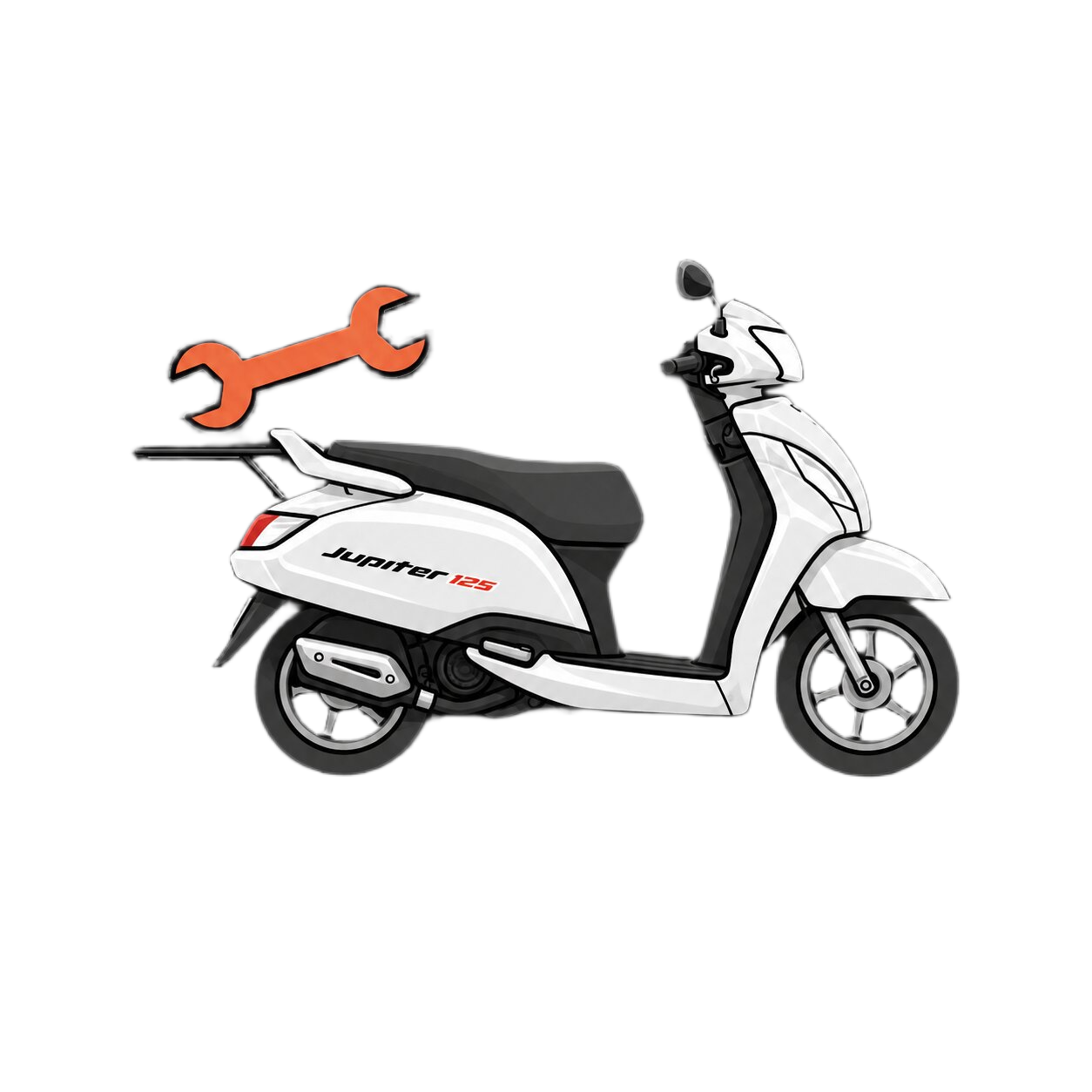 TVS scooter used by mobile service professionals for daily work in Malta