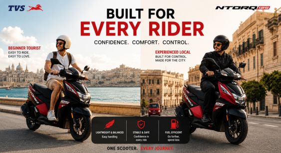 TVS scooters for all riders 