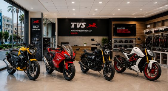 TVS bikes in stock Malta 