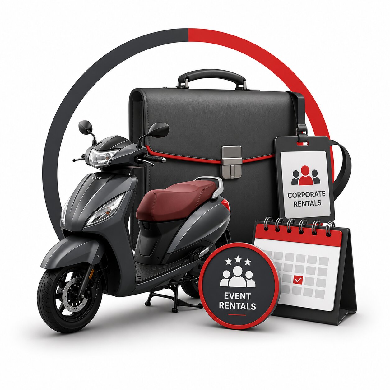 TVS corporate scooter rentals Malta 