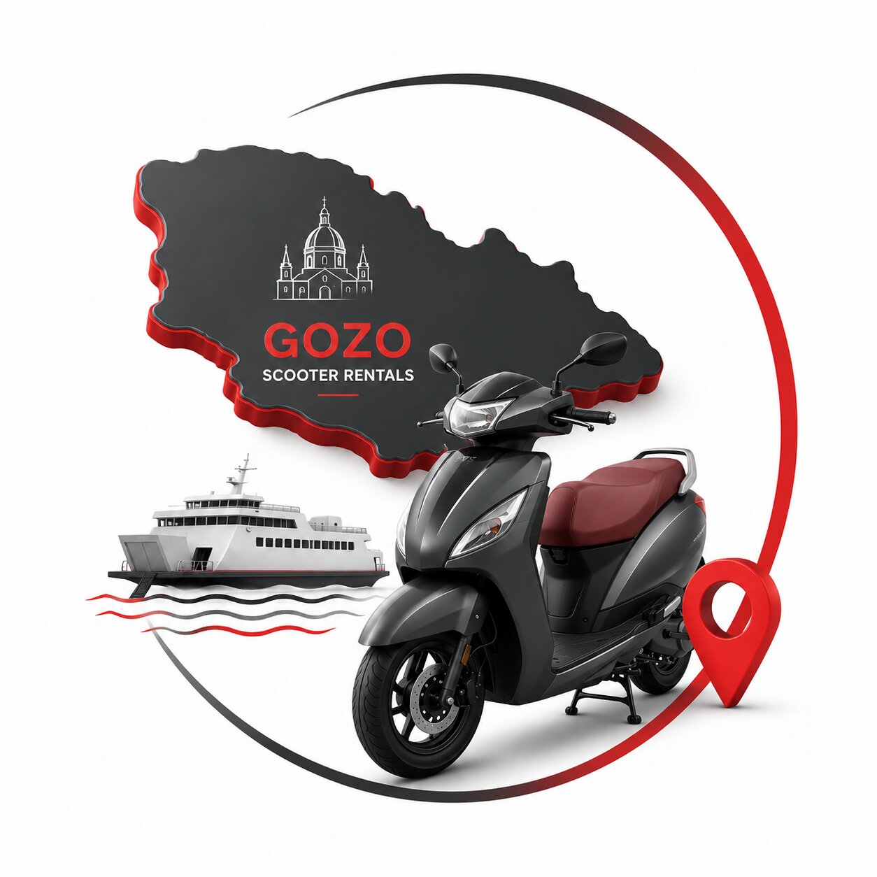 TVS scooter rentals in Gozo
