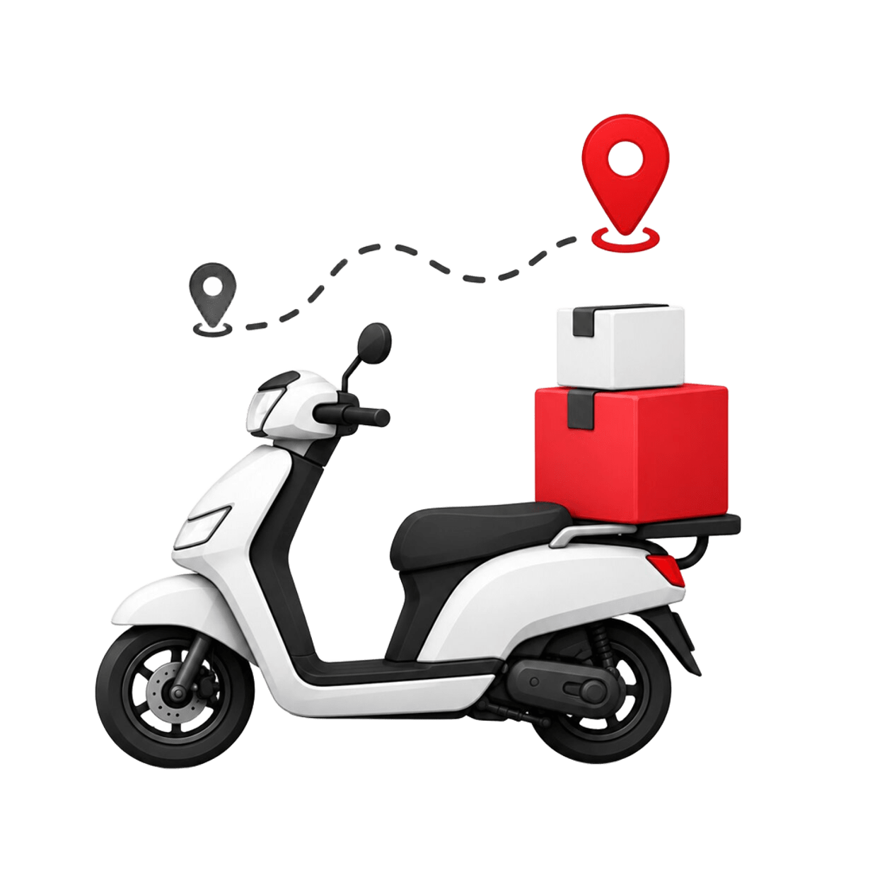 TVS Jupiter scooter for courier delivery service