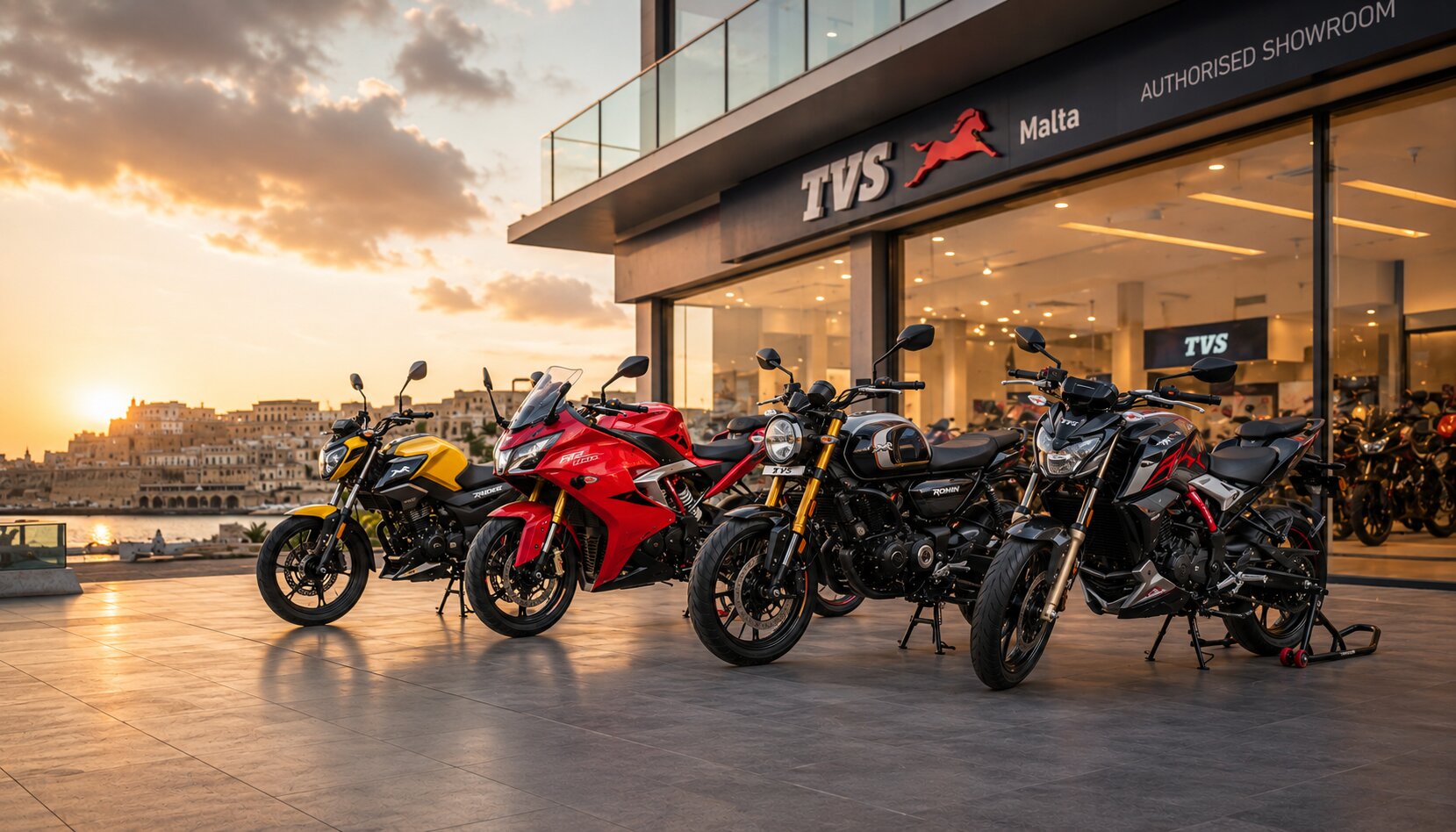 TVS motorbikes for sale in Malta