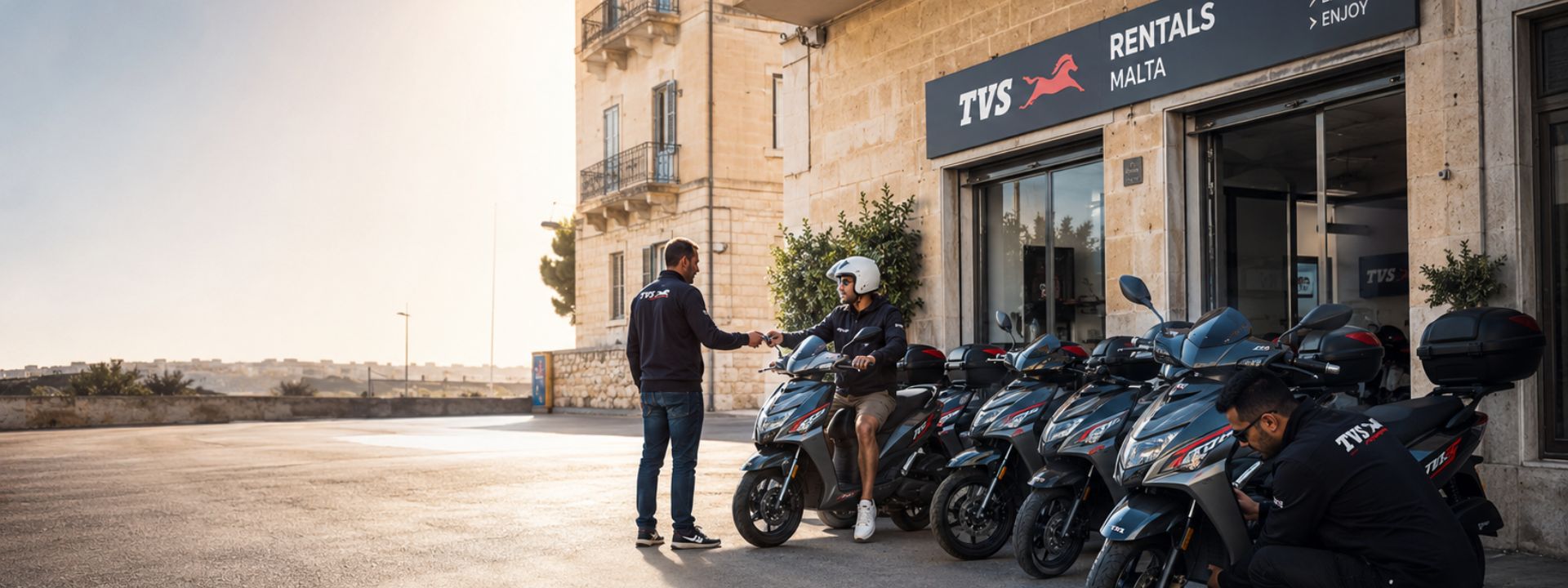 TVS scooters for rental operators 