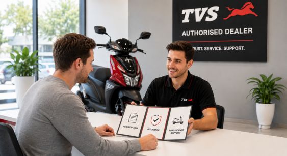 TVS scooter paperwork handled in Malta