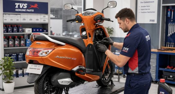 TVS scooter service and genuine parts Malta 