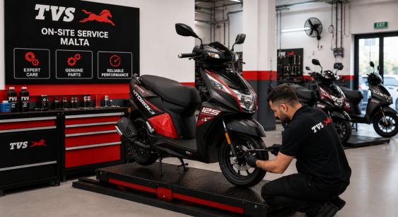 TVS scooter workshop Malta